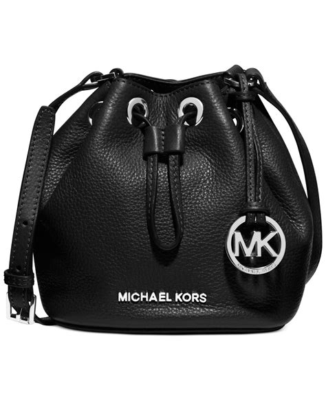 michael kors jules drawstring purse|Michael Kors studded leather handbags.